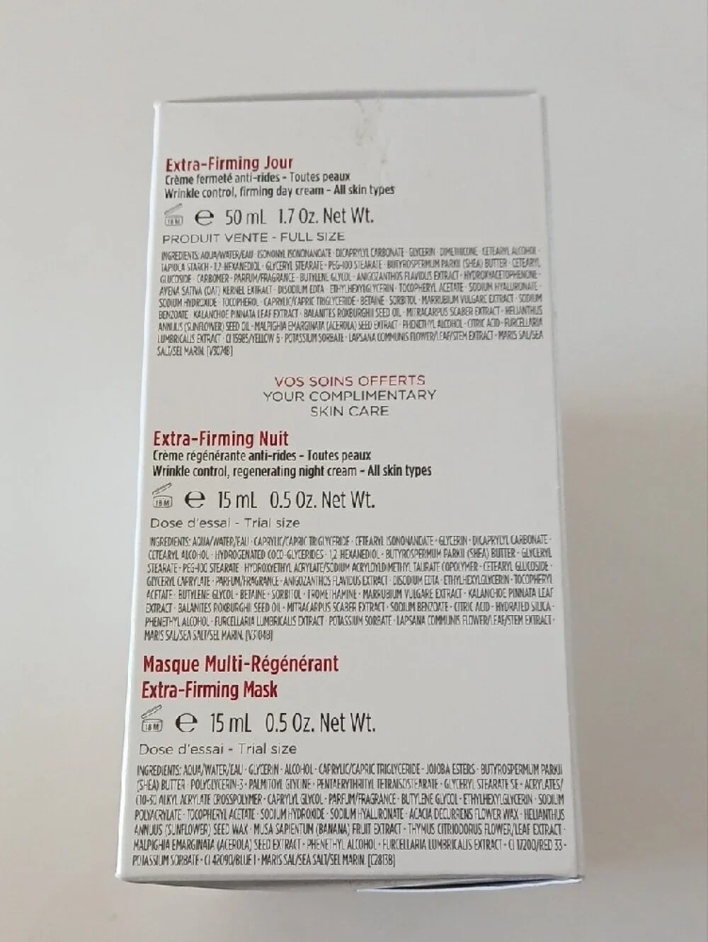 Clarins 3 Piece Skincare Set with Firming Creams And Mask RV$138